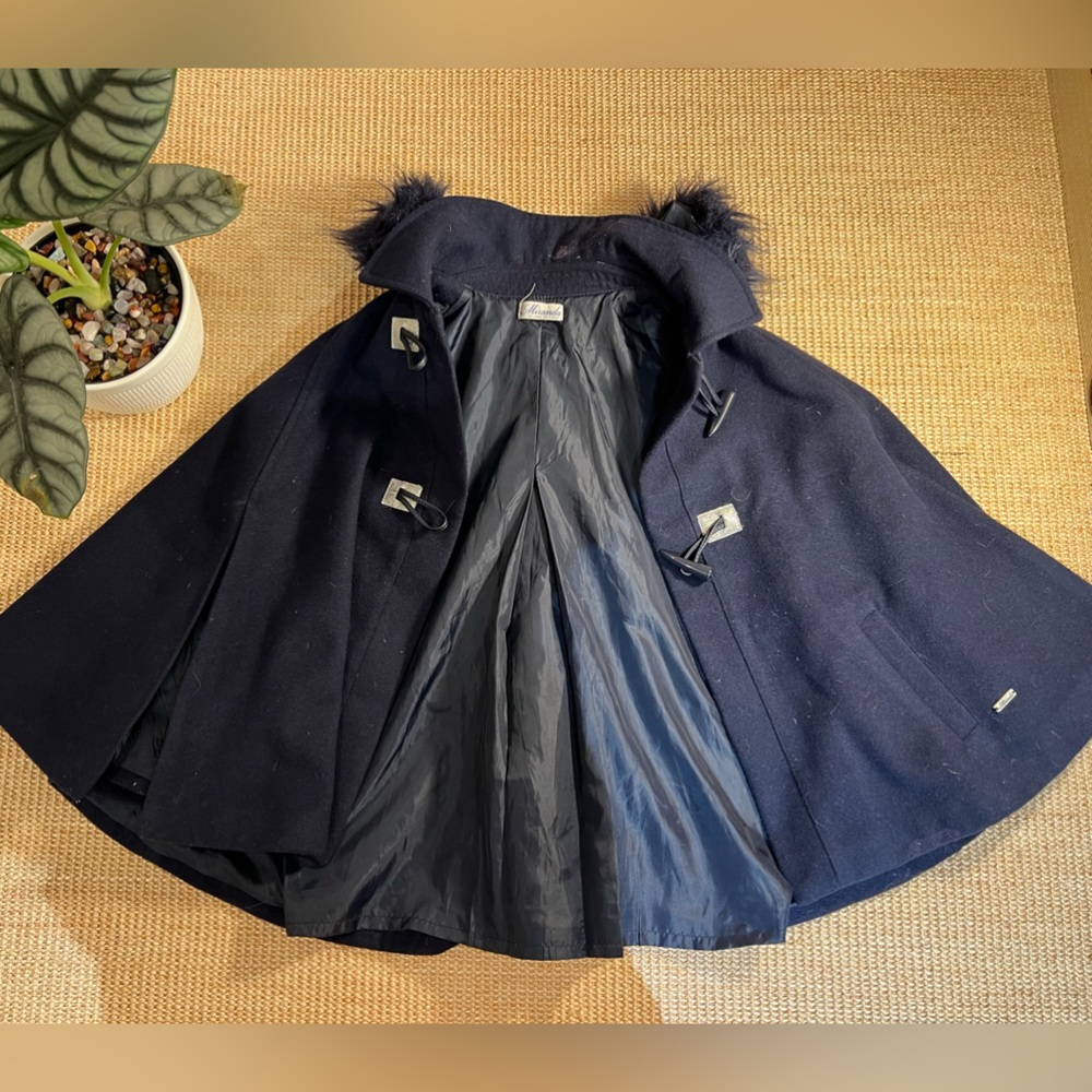 Navy Blue kids cloak by Miranda